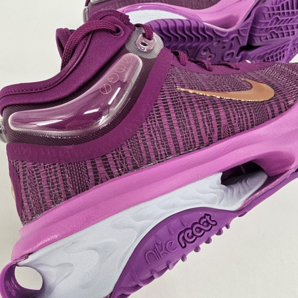 Nike React Air Zoom GT Jump 2 Viotech Basketball Men's Shoes - Picture 13 of 14